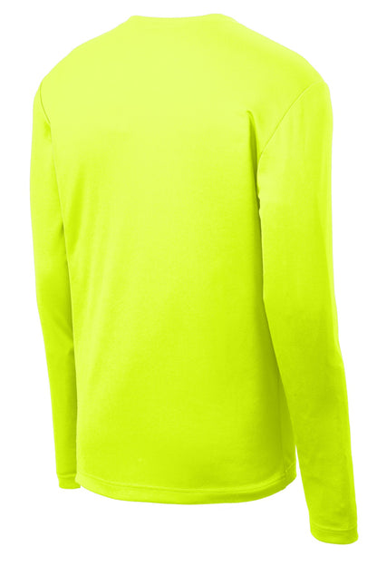 Unisex PosiCharge RacerMesh Long Sleeve Tee - Neon Yellow