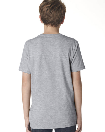 Youth Cotton Crew - Heather Gray