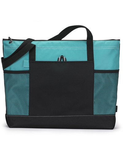 Select Zippered Tote - Turquoise