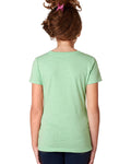 Girl's Youth Princess CVC T-Shirt - Apple Green