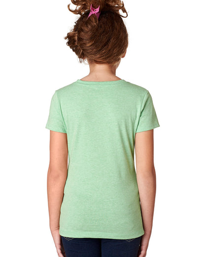 Girl's Youth Princess CVC T-Shirt - Apple Green