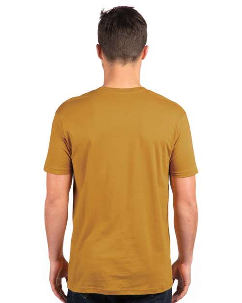 Next Level 3600 Antique Gold — on model back