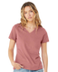 Bella + Canvas 6405 - Women's Relaxed Jersey V-Neck T-Shirt - Mauve