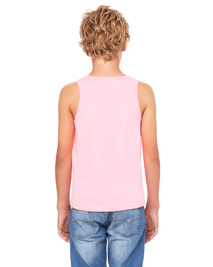 Youth Jersey Tank - Neon Pink