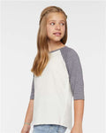LAT 6130 Natural Heather/ Granite Heather — on model side