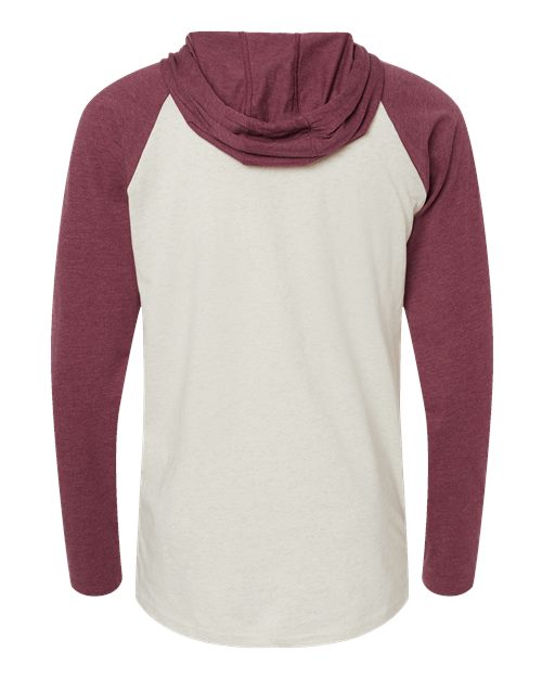 LAT 6917 Natural Heather/ Vintage Burgundy/ Natural — back