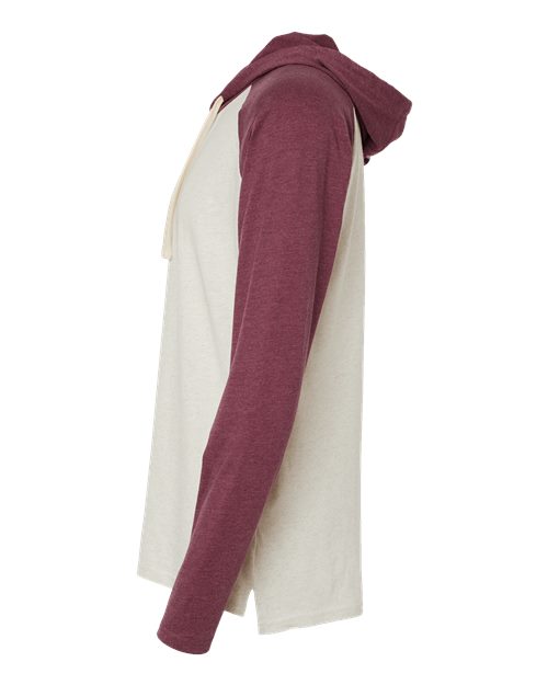 LAT 6917 Natural Heather/ Vintage Burgundy/ Natural — direct side