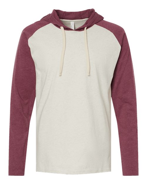 LAT 6917 Natural Heather/ Vintage Burgundy/ Natural — front