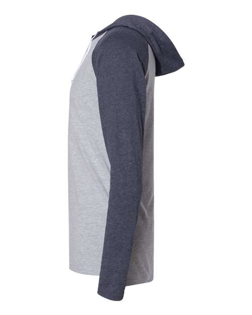 LAT 6917 Vintage Heather/ Vintage Navy/ White — direct side