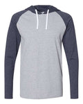 LAT 6917 Vintage Heather/ Vintage Navy/ White — front