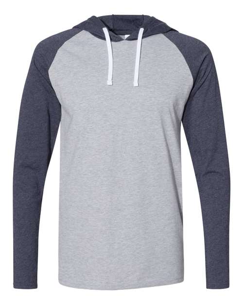 LAT 6917 Vintage Heather/ Vintage Navy/ White — front