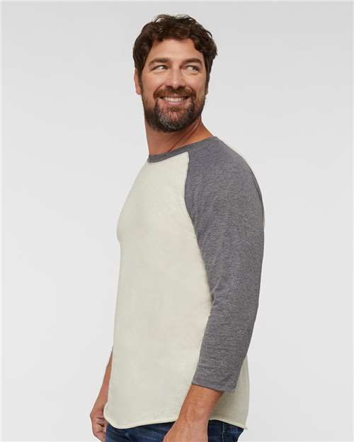 LAT 6930 Natural Heather/ Granite Heather — on model side