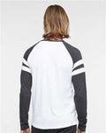 LAT 6934 Blended White/ Vintage Smoke — on model back