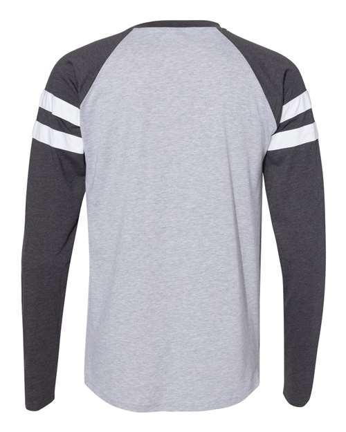 LAT 6934 Vintage Heather/ Vintage Navy — back