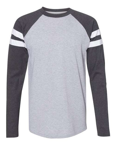 LAT 6934 Vintage Heather/ Vintage Navy — front
