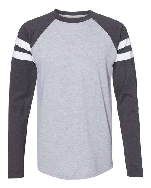 LAT 6934 Vintage Heather/ Vintage Navy — front