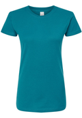 Women's Slim Fit Fine Jersey Tee - Teal