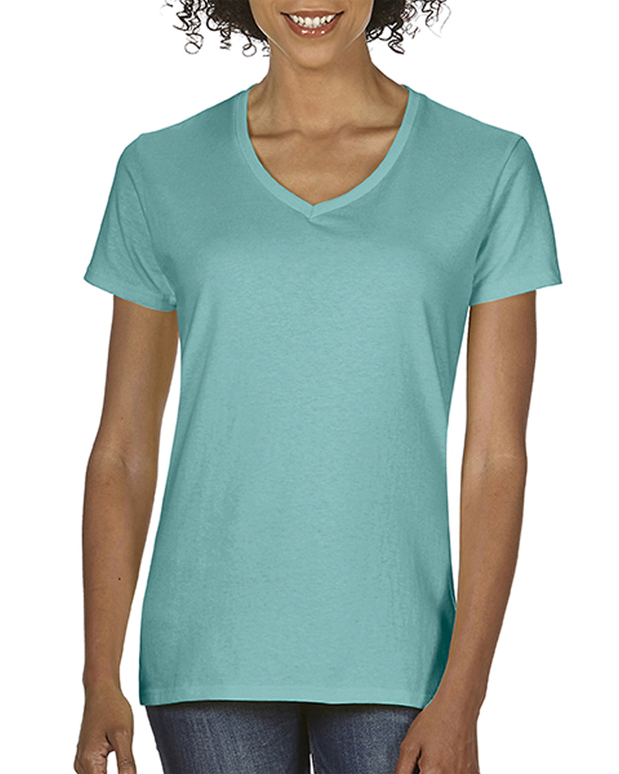Women's Midweight RS V-Neck T-Shirt - Island Reef