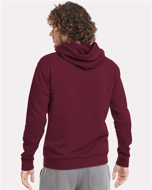 Next Level 9303 Maroon — on model back