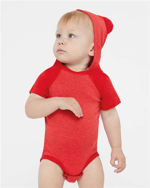Rabbit Skins 4417 Vintage Red/ Red — on model front