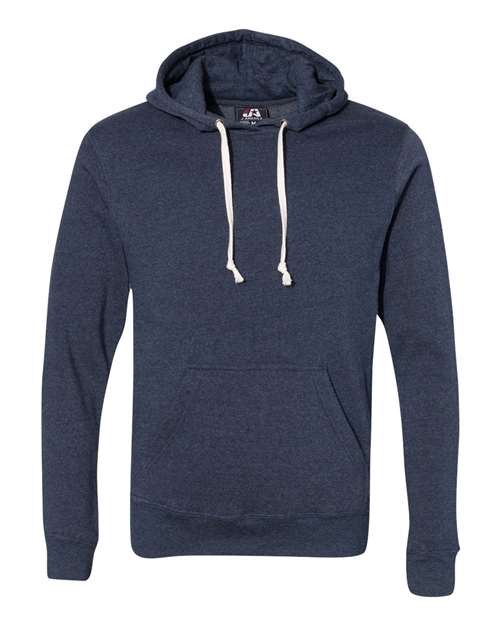 J. America 8871 True Navy Triblend — front
