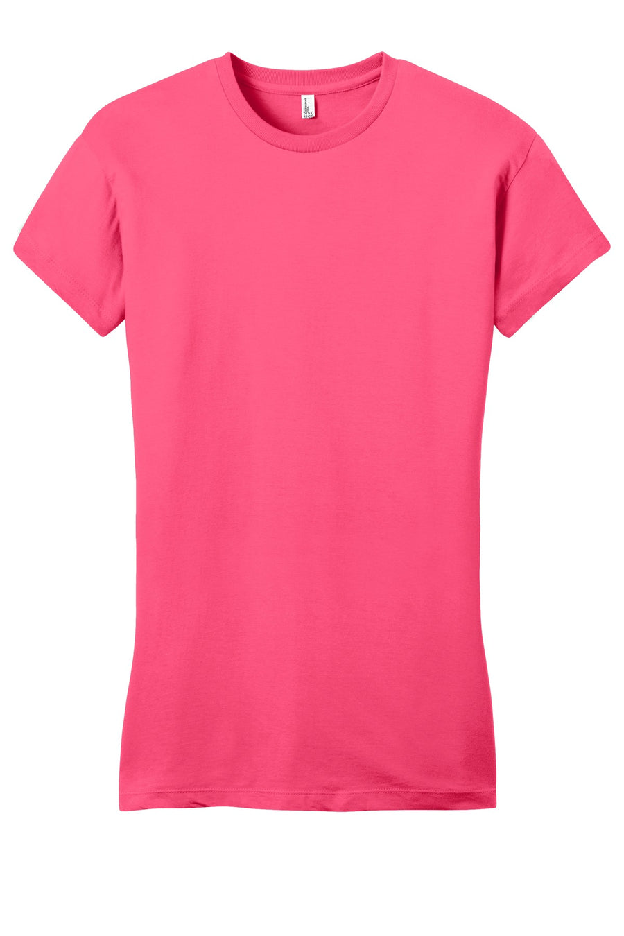 Women's Fitted Very Important Tee - Neon Pink