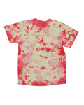Crystal Tie Dye T-Shirt - Coral / Soft Yellow