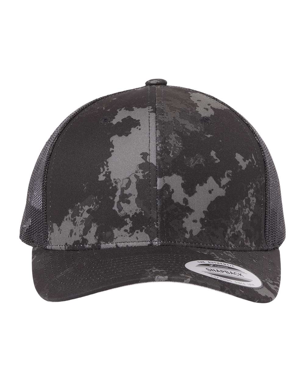 Unisex Retro Trucker Cap - Poseidon Black