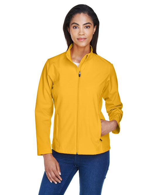 Women's Leader Soft Shell Jacket - Sport Athletic Gold
