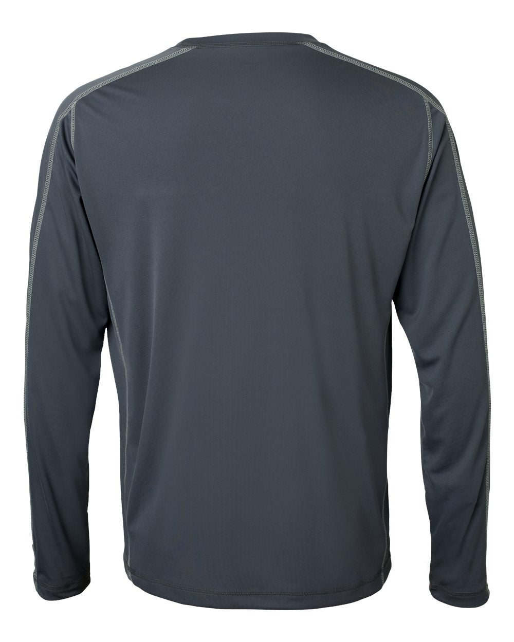 Long Sleeve Pieced Interlock T-Shirt - Slate / Gray