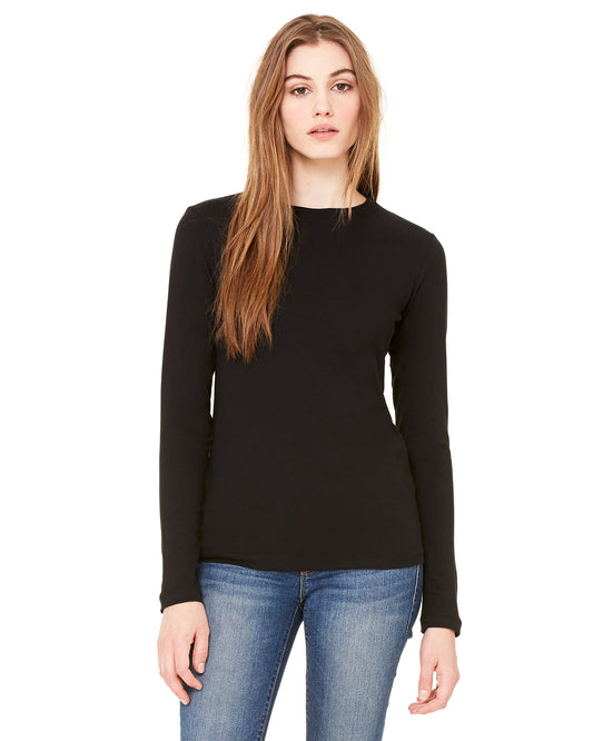 Women's Jersey Long-Sleeve T-Shirt - Black
