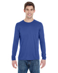 Unisex Performance®  Long-Sleeve Tech T-Shirt - Marbled Royal