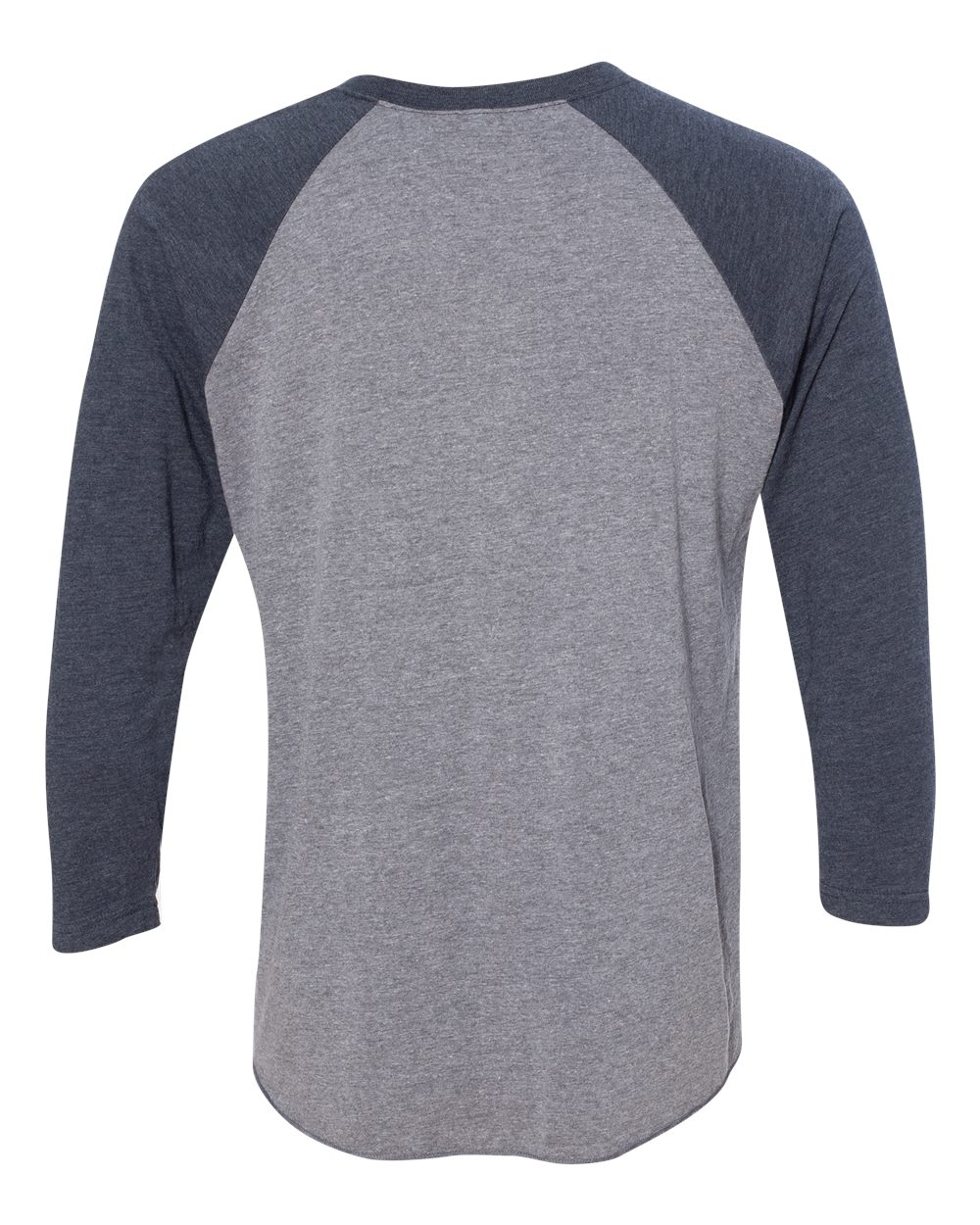 Unisex Triblend 3/4-Sleeve Raglan - Vintage Navy / Premium Heather