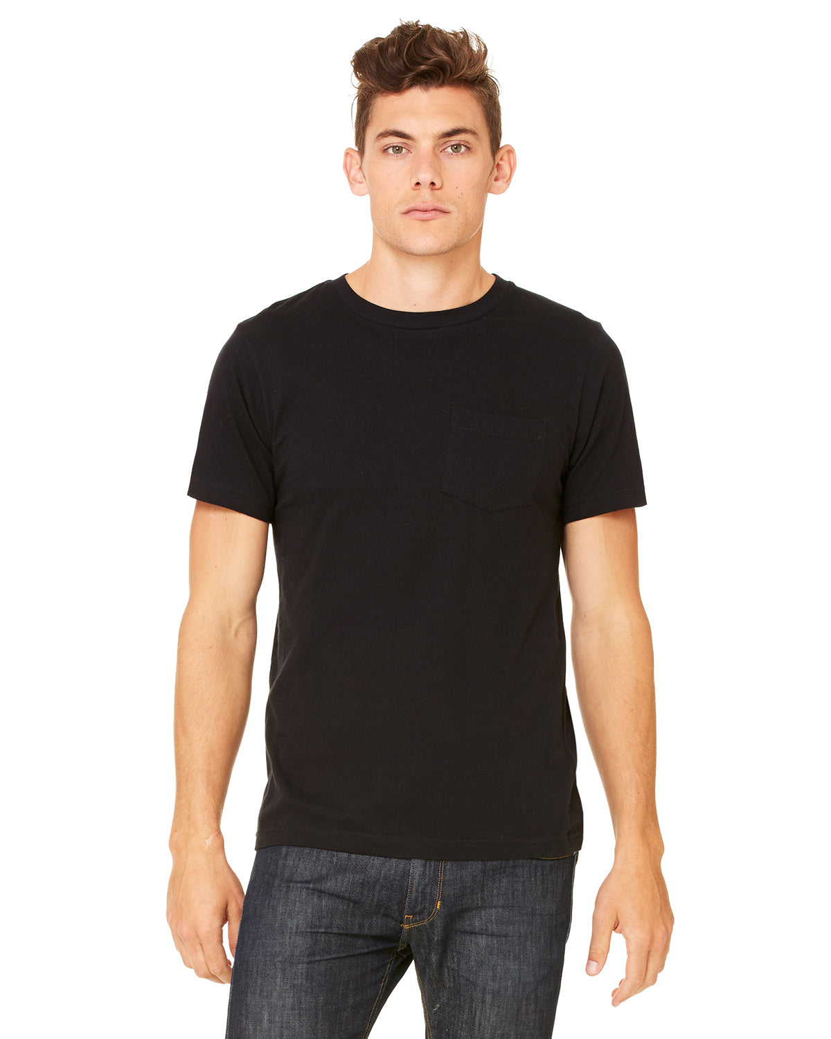 Men's Jersey Short-Sleeve Pocket T-Shirt - Black
