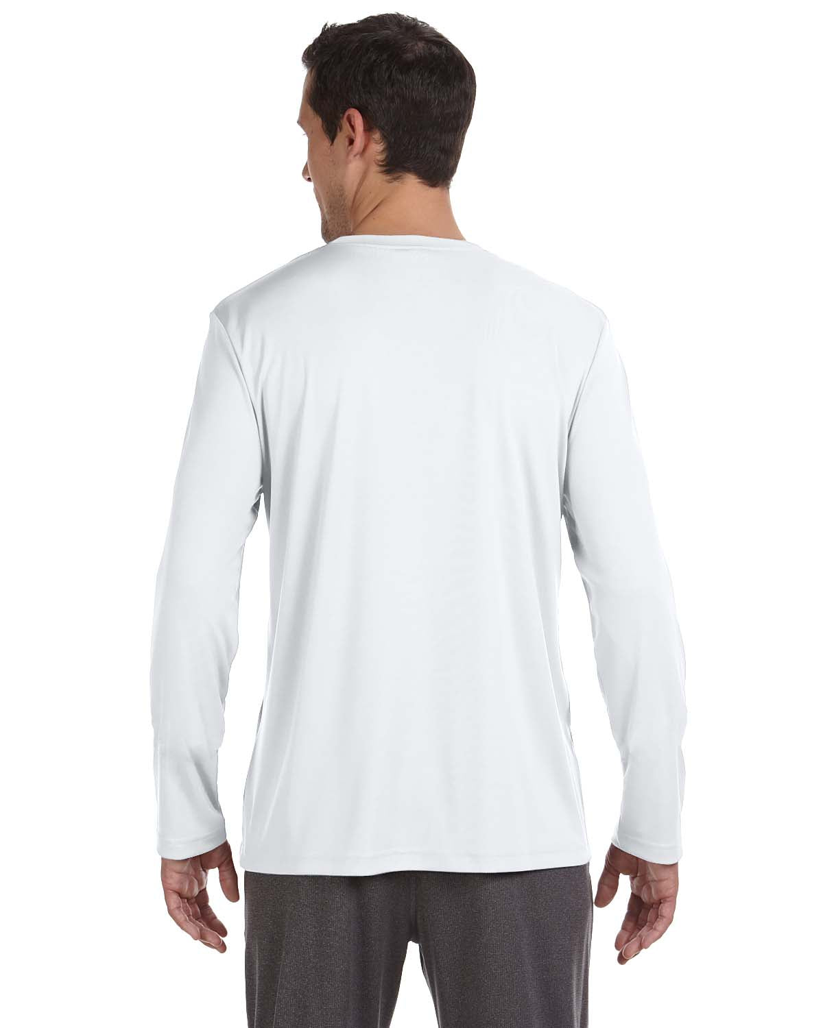 Unisex Performance Long-Sleeve T-Shirt - White