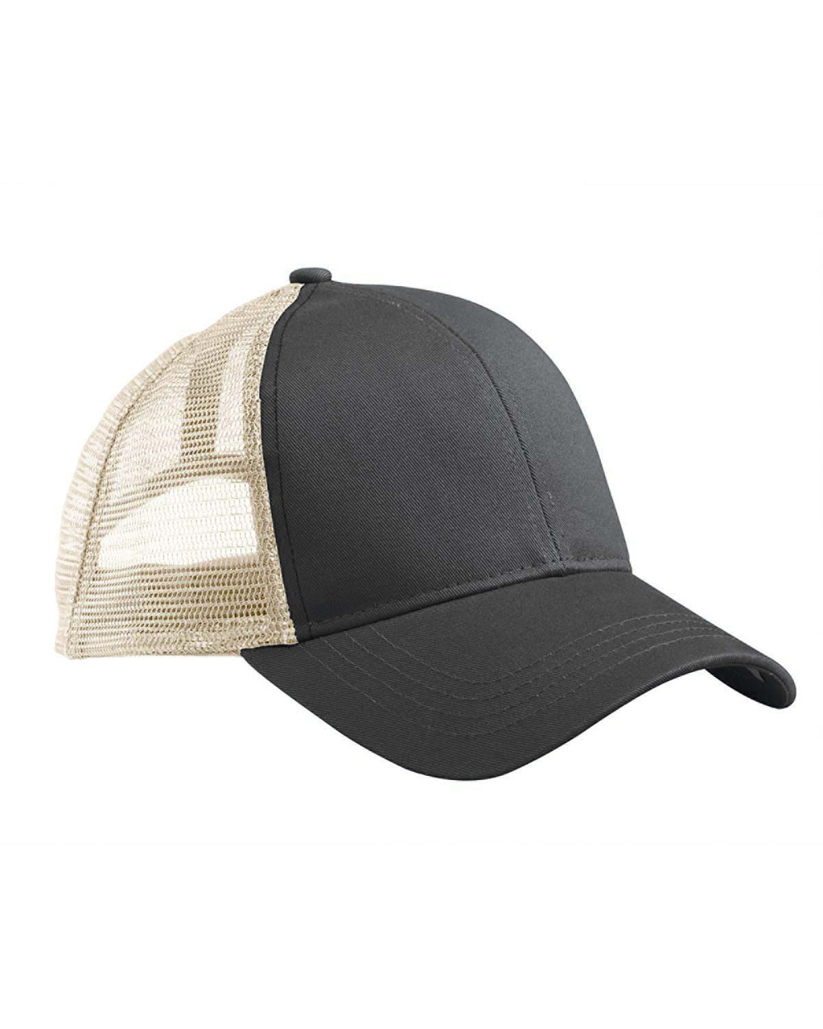 Eco Trucker Organic/Recycled Hat - Black / Oyster