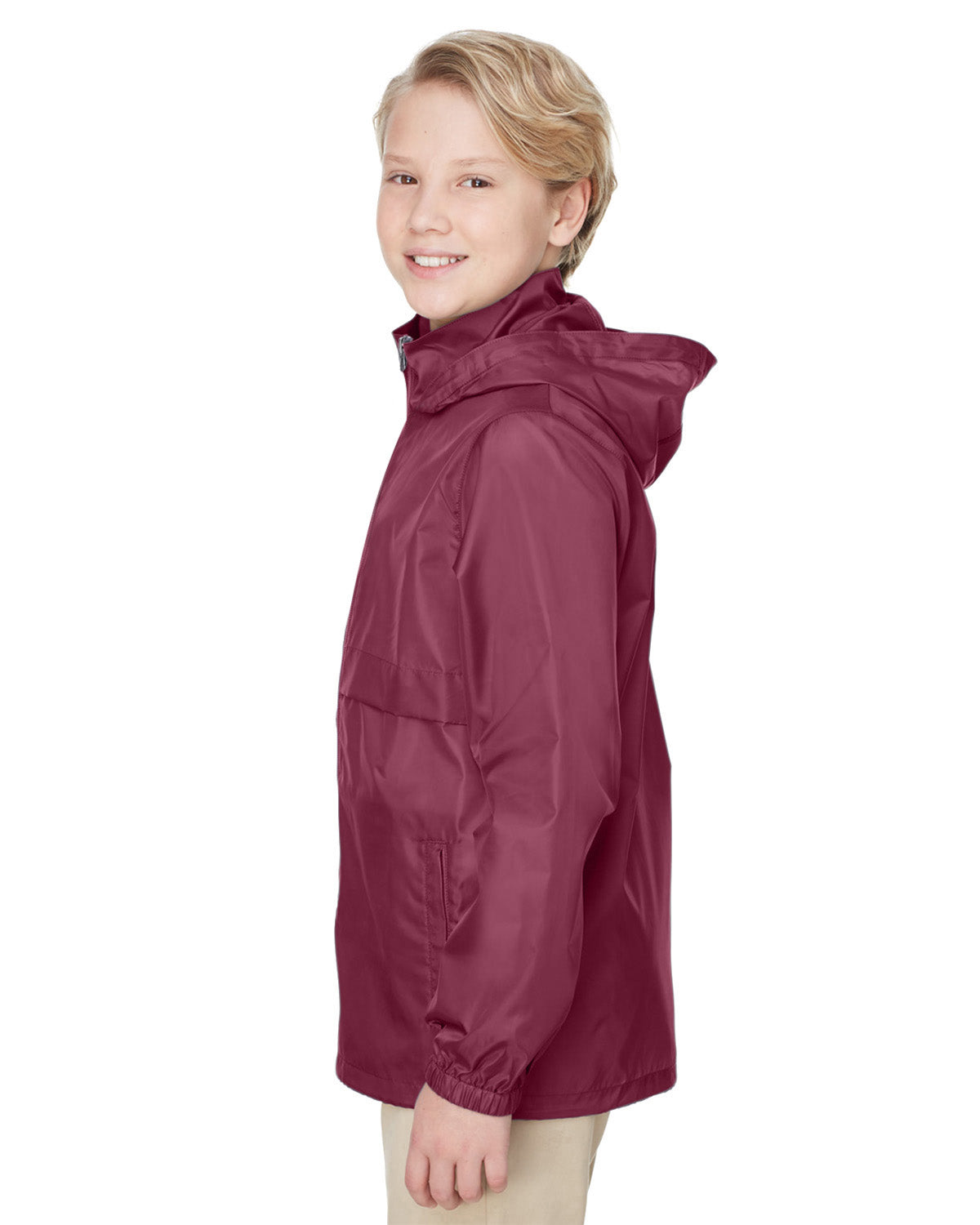 Youth Zone Protect Lightweight Jacket - Sport Maroon