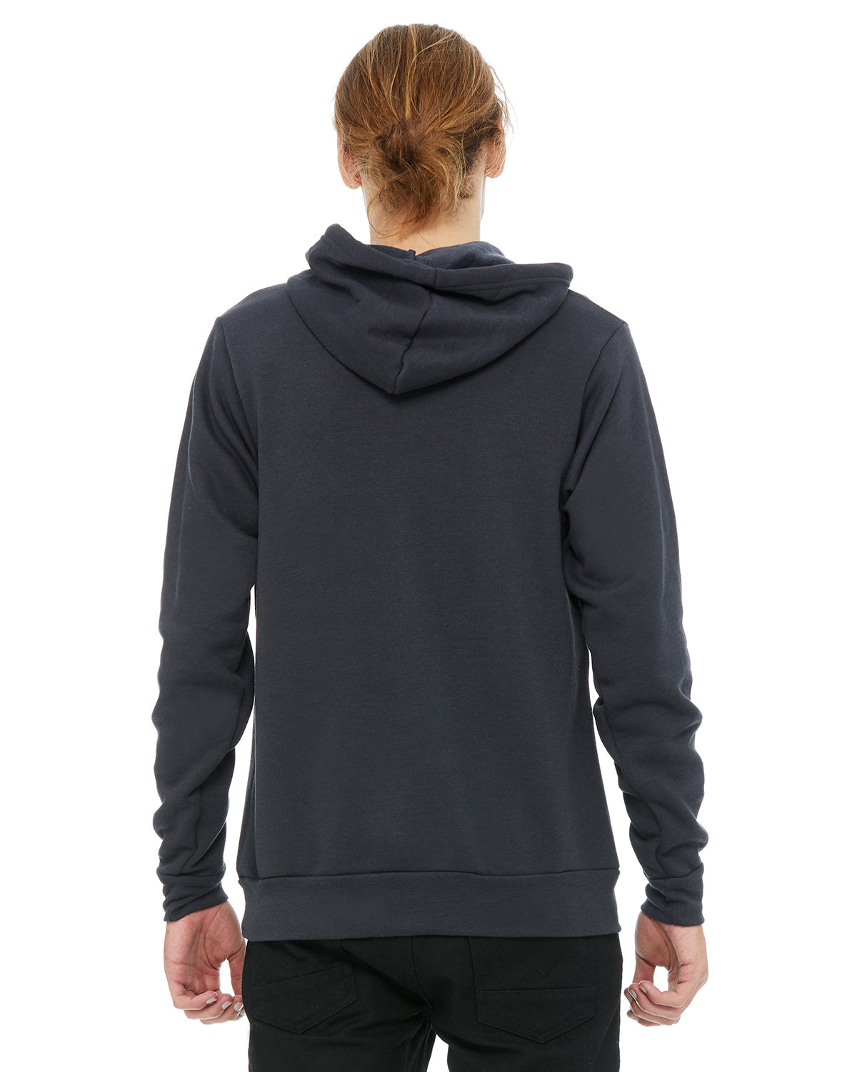 Unisex Sponge Fleece Pullover Hoodie - Dark Gray