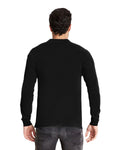 Unisex Inspired Dye Long-Sleeve Crew - Black
