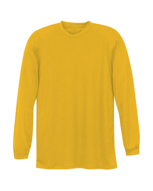 Men's Cooling Performance Long Sleeve T-Shirt - Gold
