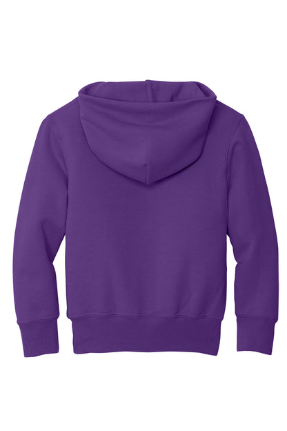 Youth Core Fleece Pullover Hoodie - Team Purple