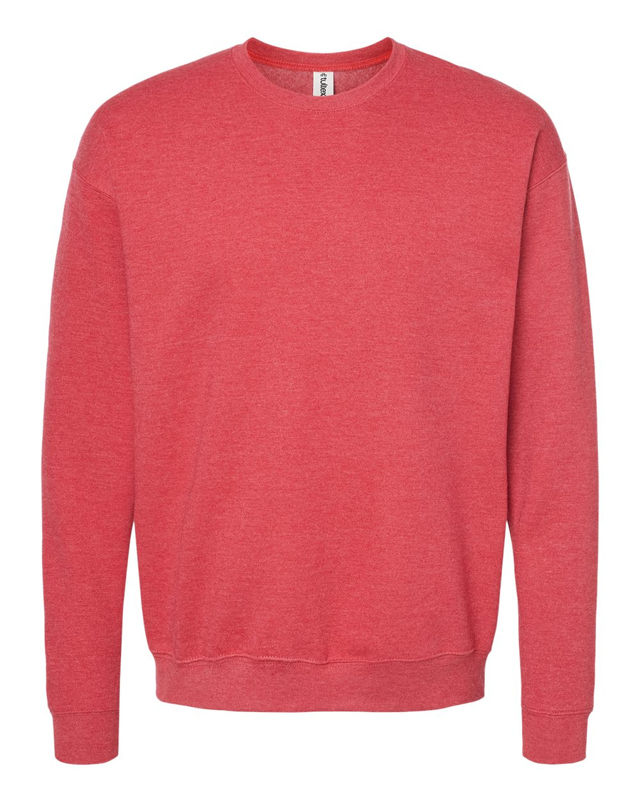 Unisex Fleece Crew - Heather Red