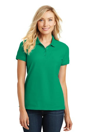 Women's Core Classic Pique Polo - Bright Kelly Green