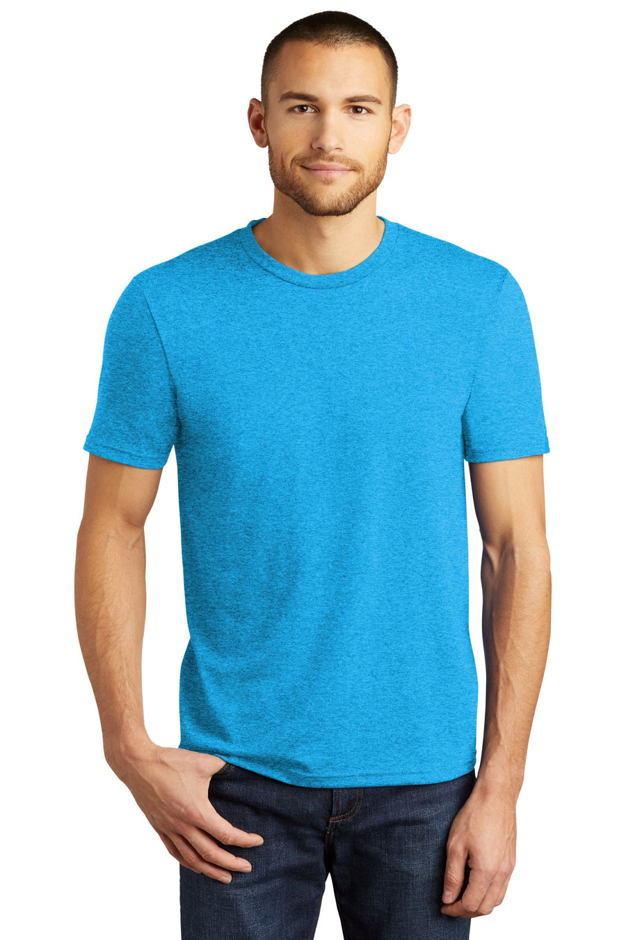 Unisex Perfect Tri Tee - Turquoise Frost