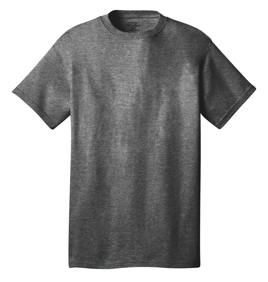 Unisex Core Cotton Tee - Graphite Heather