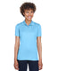 UltraClub 8210L - Women's Cool & Dry Mesh Piqué Polo - Columbia Blue