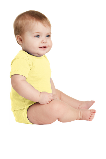 Infant Baby Rib Bodysuit - Banana