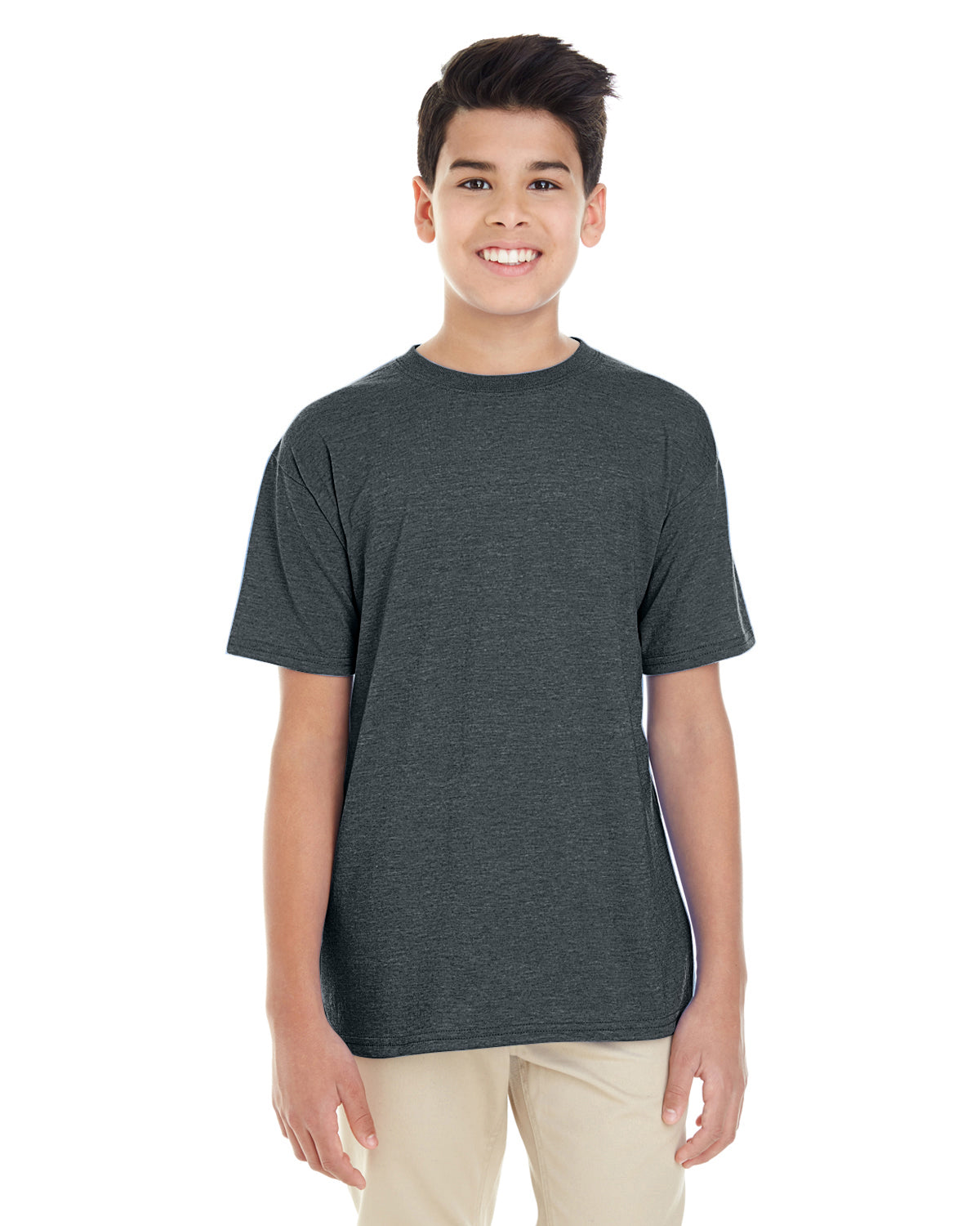 Youth Softstyle�� 4.5 oz. T-Shirt - Dark Heather