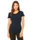 Bella + Canvas B8413 - Women's Triblend Short-Sleeve T-Shirt - Solid Navy Triblend