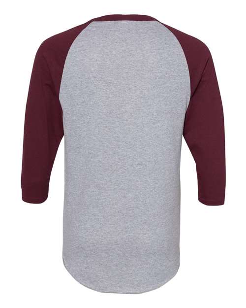 Augusta Sportswear 4420 Athletic Heather/ Maroon — back